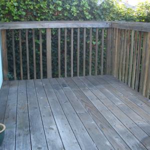 Oxidized soft woods like redwood and cedar turn gray over time